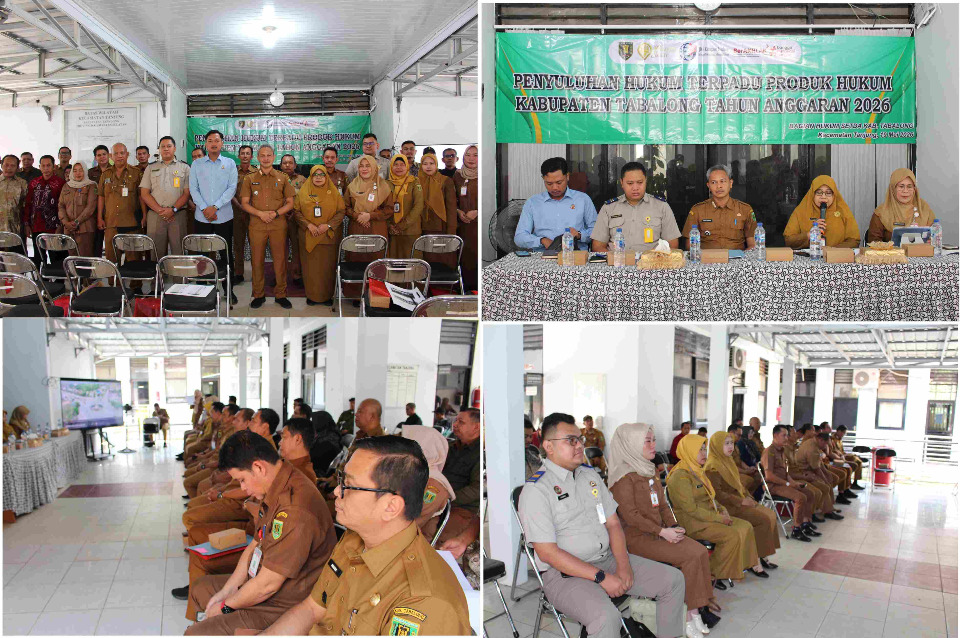 Penyuluhan Hukum Terpadu Produk Hukum Kabupaten Tabalong Tahun Anggaran 2026 di kecamatan Tanjung