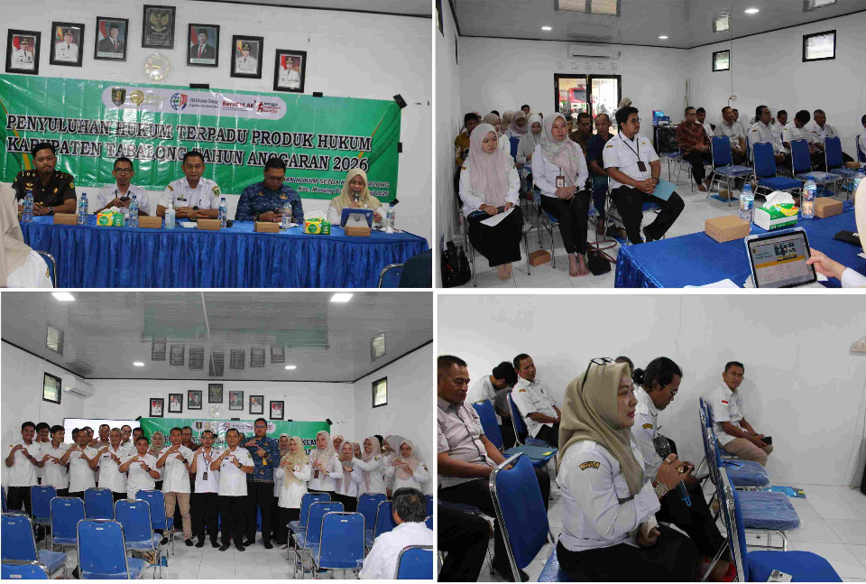 Penyuluhan Hukum Terpadu Produk Hukum Kabupaten Tabalong Tahun 2026 di kecamatan Murung Pudak