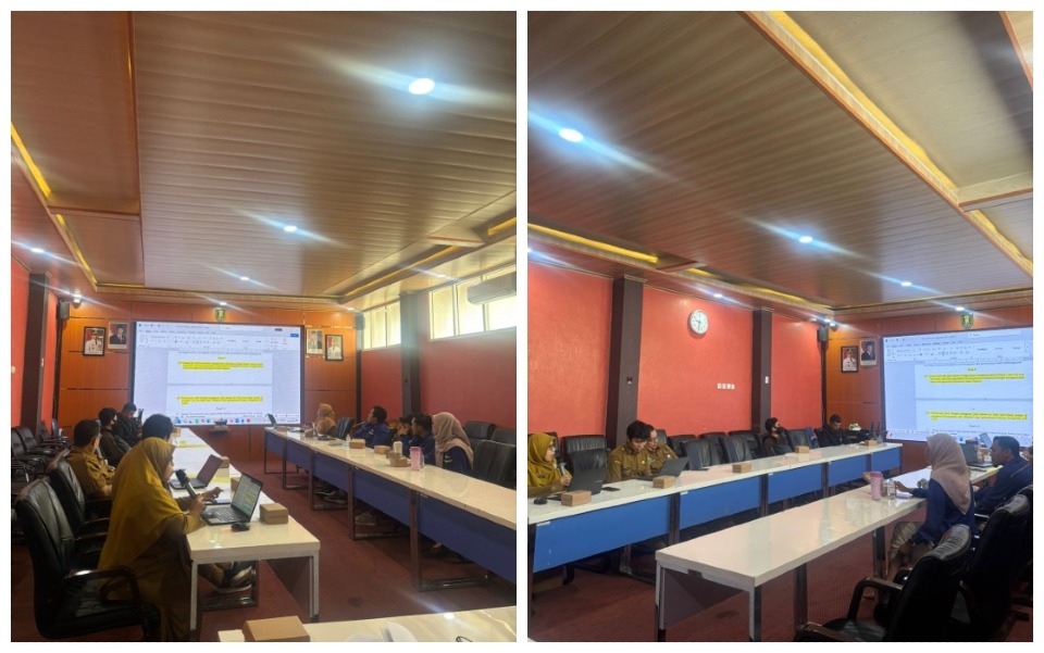 Rapat Pembahasan Raperbup tentang Pelaksanaan Perda tentang Penyelenggaraan Lembaga Penyiaran Publik Lokal Kabupaten Tabalong