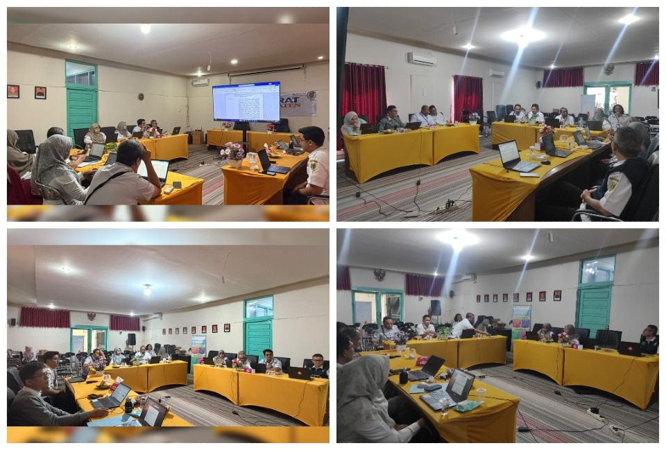 Rapat Pembahasan Raperbup tentang Laporan Harta Kekayaan Penyelenggaraan Negara di Lingkungan Pemerintah Kabupaten Tabalong dan Raperbup tentang Pengendalian Kecurangan di Lingkungan Pemerintah Kabupaten Tabalong bertempat di Aula Inspektorat Daerah