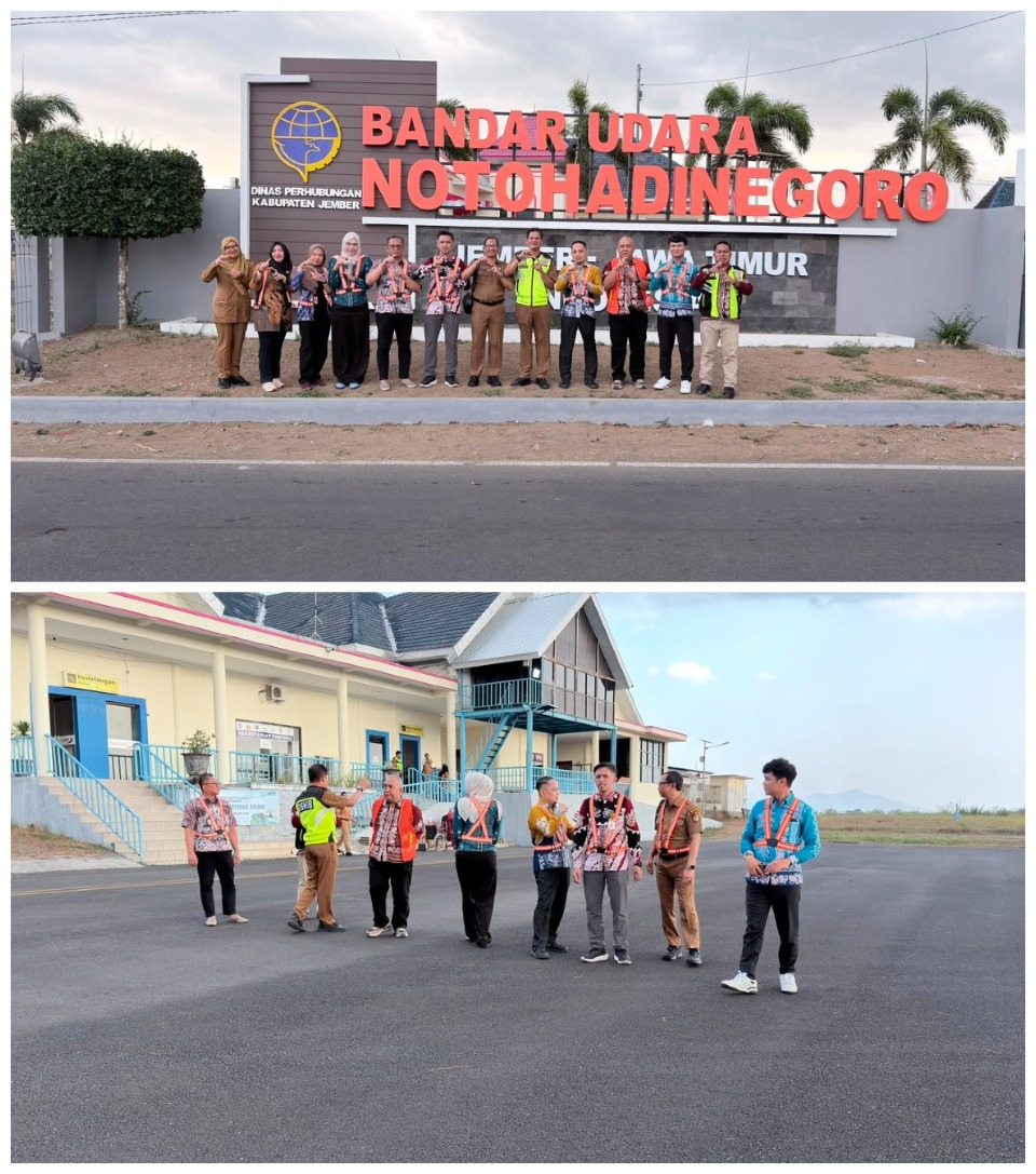 Kunjungan Kerja Pemkab Tabalong Ke UPT Bandar Udara Notohadinegoro Jember