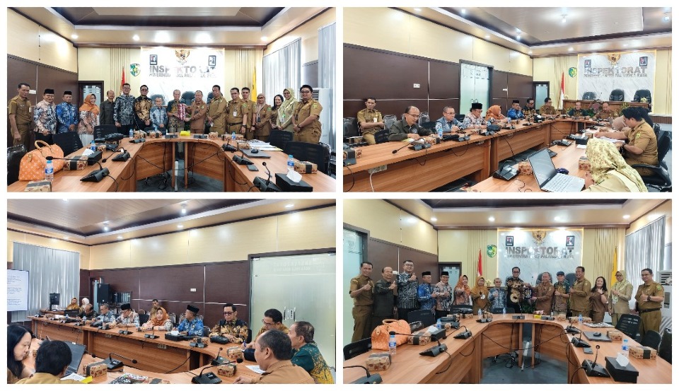 Kunjungan Kerja Koordinasi dan Konsultasi Komisi I DPRD Kabupaten Tabalong ke Inspektorat Kota Palangka raya.