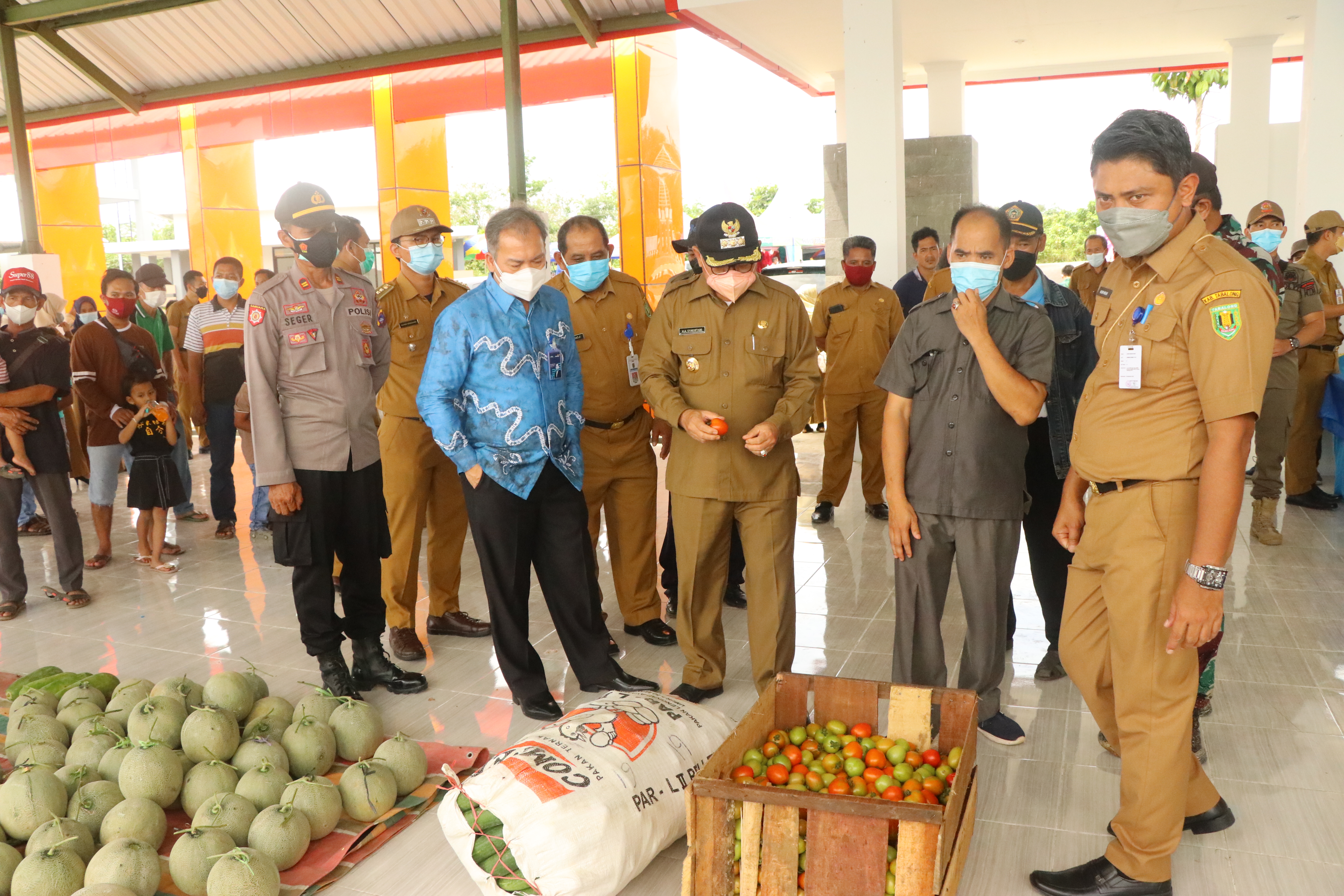 Tinjau Pasar Agribinis, Bupati Harapkan Pasar Mampu Menunjang Perekonomian