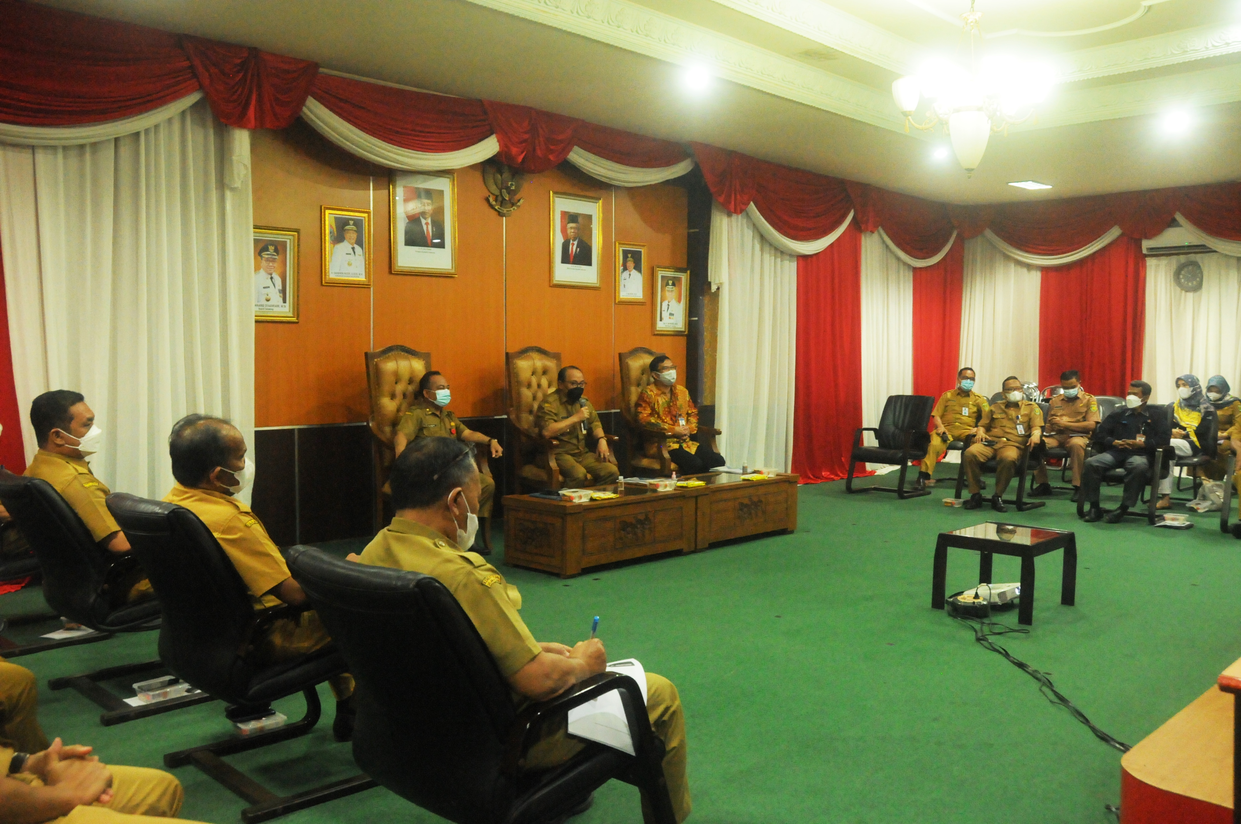 BUPATI TABALONG PIMPIN RAPAT KOORDINASI TPID